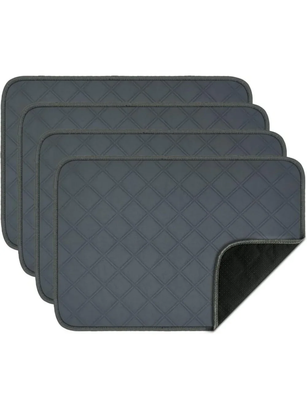 Washable Reusable Dog Pee Pads, Absorbent & Leakproof, Non-Slip, 18
